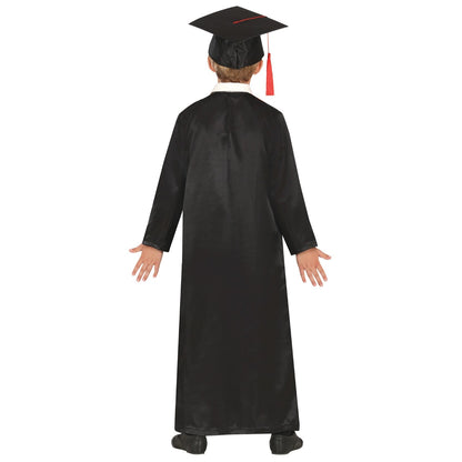 Disfraz de Graduado Clásico Rojo infantil