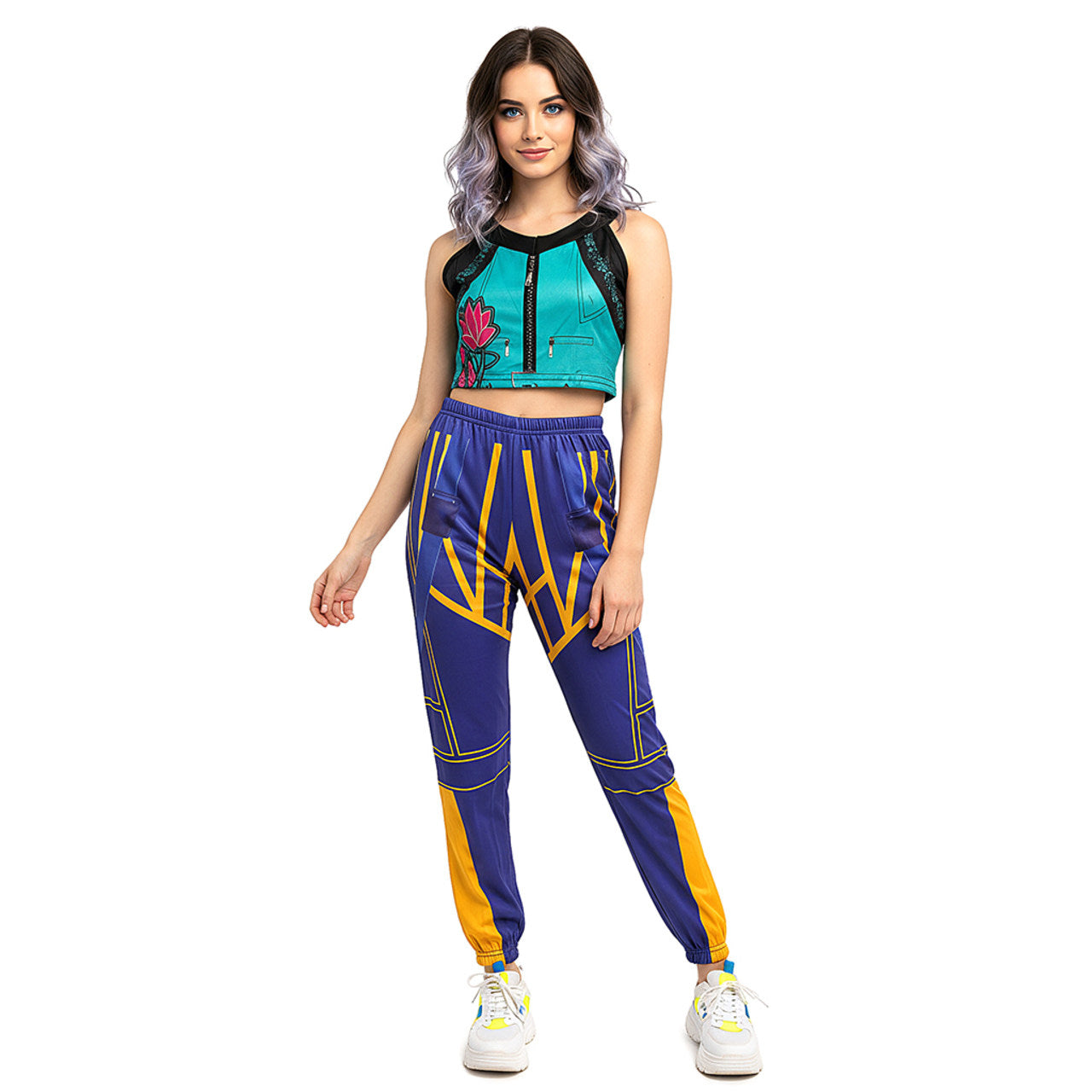 Disfraz de Guerrera K-Pop Zoey Huntrix para mujer