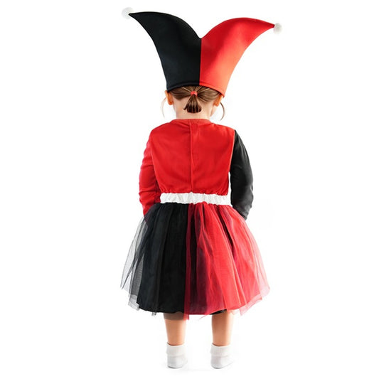 Disfraz de Harley Arlequín Bicolor para bebé