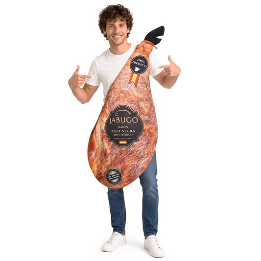Disfraz de Jamón Pata Negra Eco para adulto
