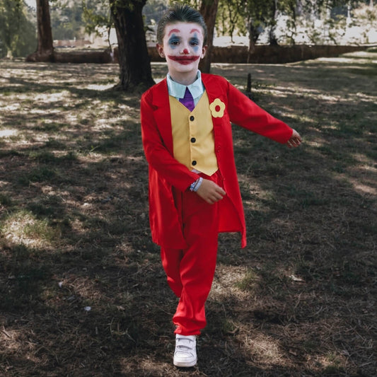 Disfraz de Joker Rojo para niño