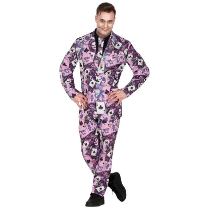 Disfraz de Joker Traje Cartas para hombre