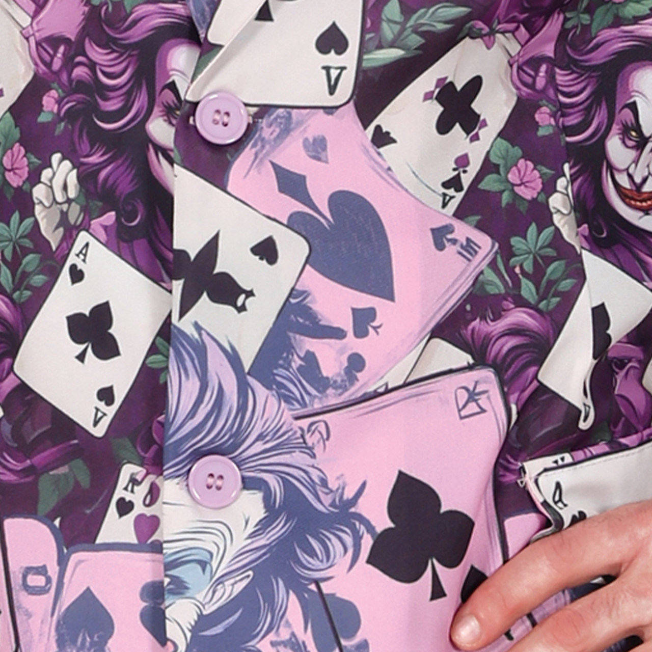 Disfraz de Joker Traje Cartas para hombre
