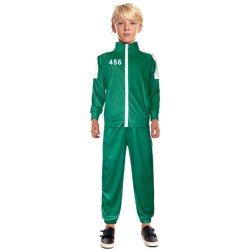 Disfraz del Juego del Calamar Jugador Verde infantil