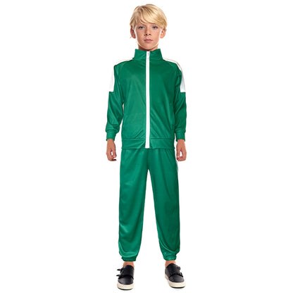 Disfraz del Juego del Calamar Jugador Verde infantil