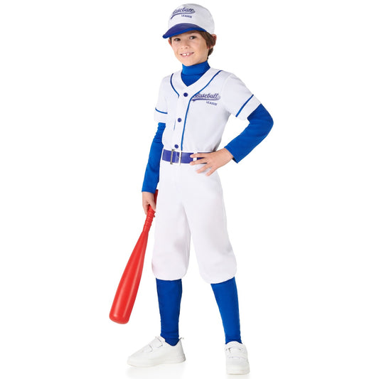 Disfraz de Jugador de Béisbol Azul infantil