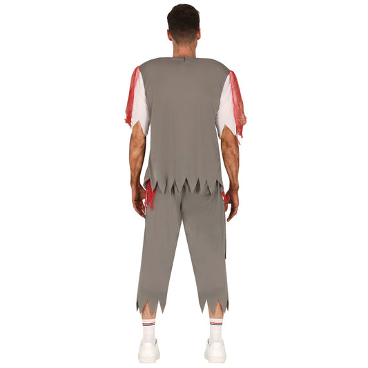 Disfraz de Jugador de Rugby Zombie Brains para hombre