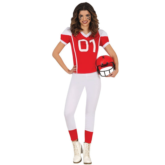 Disfraz de Jugadora de Rugby Eco para mujer