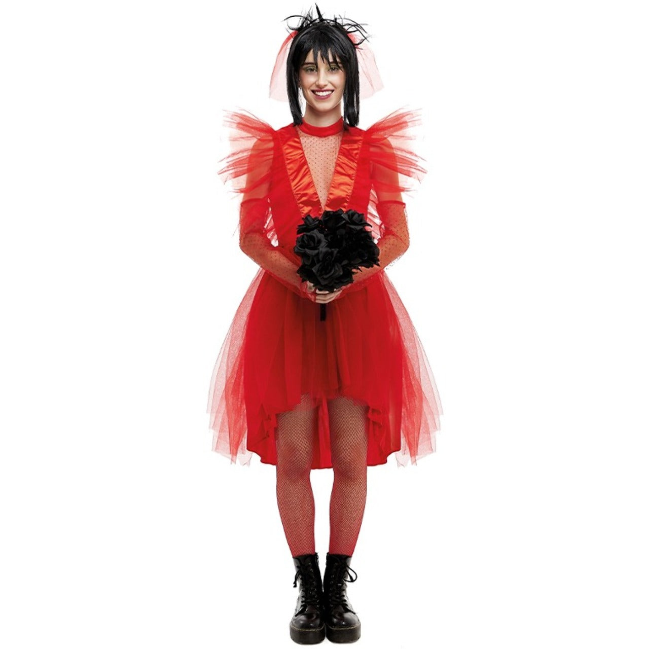 Disfraz de Lidia Novia Rojo para mujer