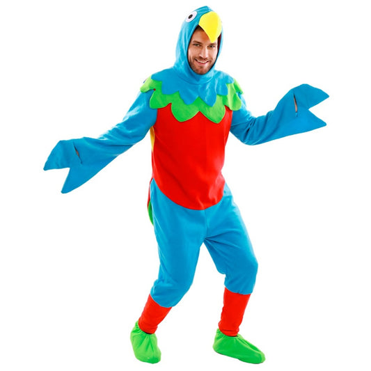 Disfraz de Loro Multicolor para adulto