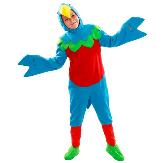 Disfraz de Loro Multicolor infantil