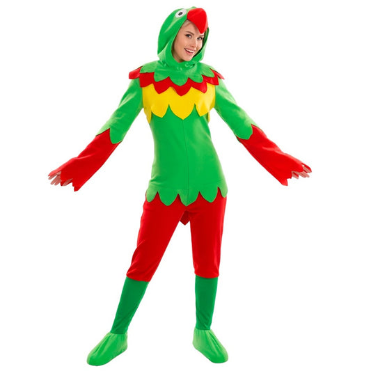 Disfraz de Loro Papagayo Multicolor para adulto