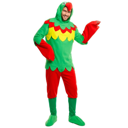 Disfraz de Loro Papagayo Multicolor para adulto