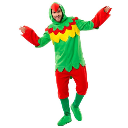 Disfraz de Loro Papagayo Multicolor para adulto