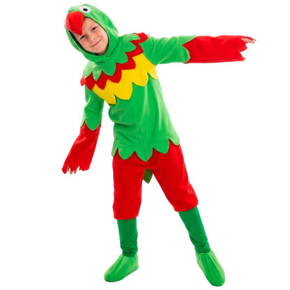 Disfraz de Loro Papagayo Multicolor infantil