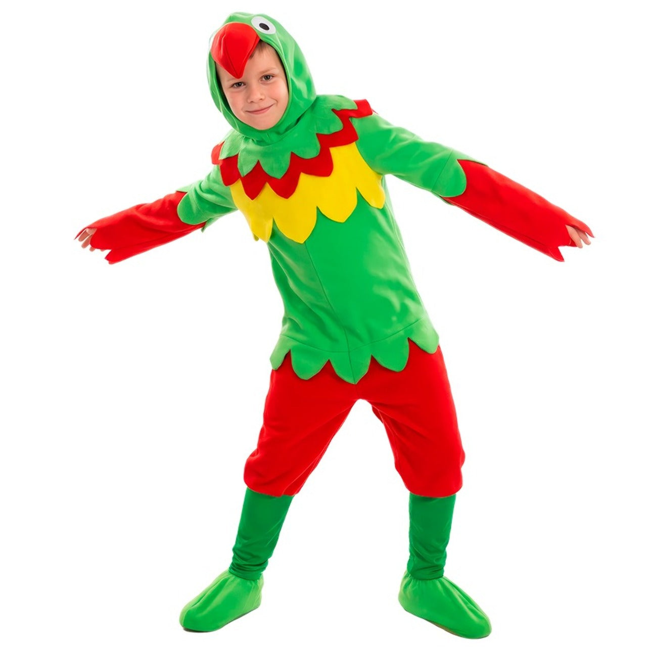 Disfraz de Loro Papagayo Multicolor infantil