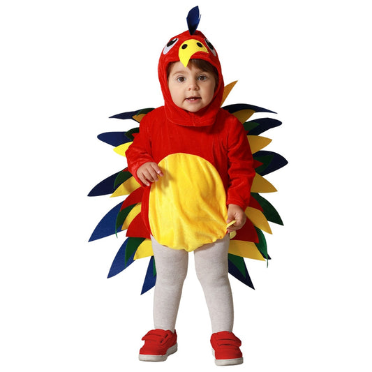 Disfraz de Loro Plumas para bebé