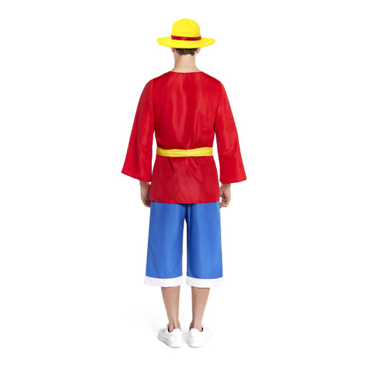Disfraz de Luffy One Piece Aventurero para adulto