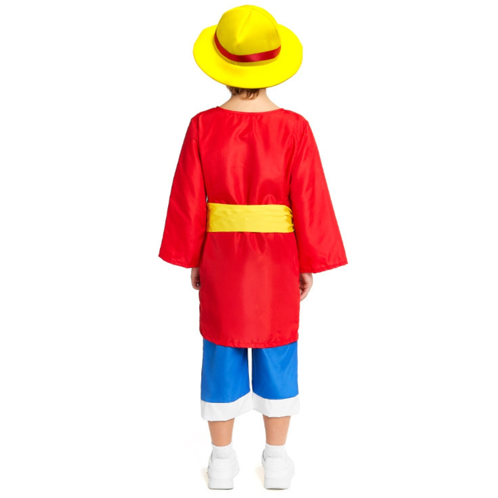 Disfraz de Luffy One Piece Aventurero infantil