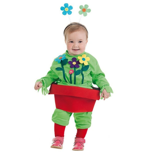 Disfraz de Maceta con Flores para bebé