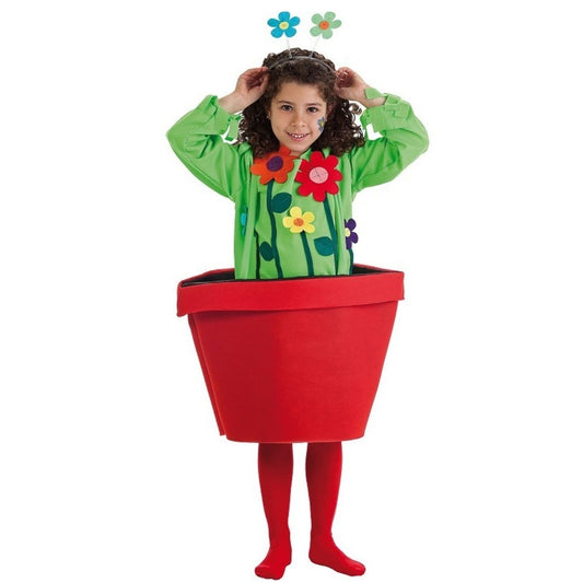 Disfraz de Maceta con Flores infantil