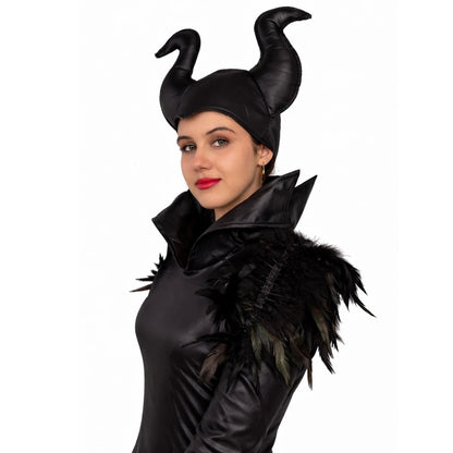 Disfraz de Maléfica Plumas para mujer