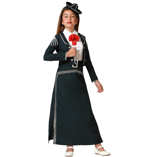 Disfraz de Mariachi Negro para niña