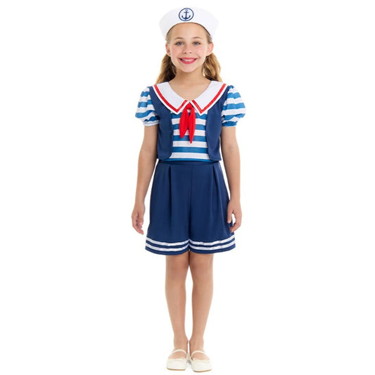 Disfraz de Marinera Azul para niña