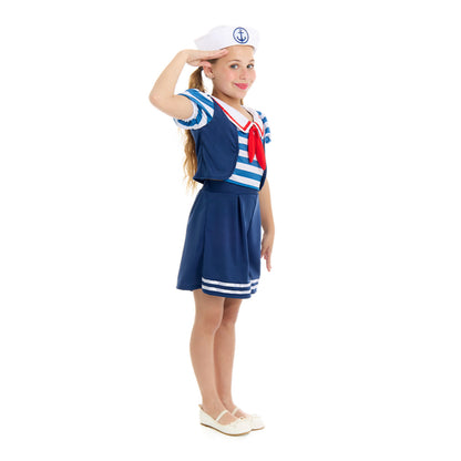 Disfraz de Marinera Azul para niña