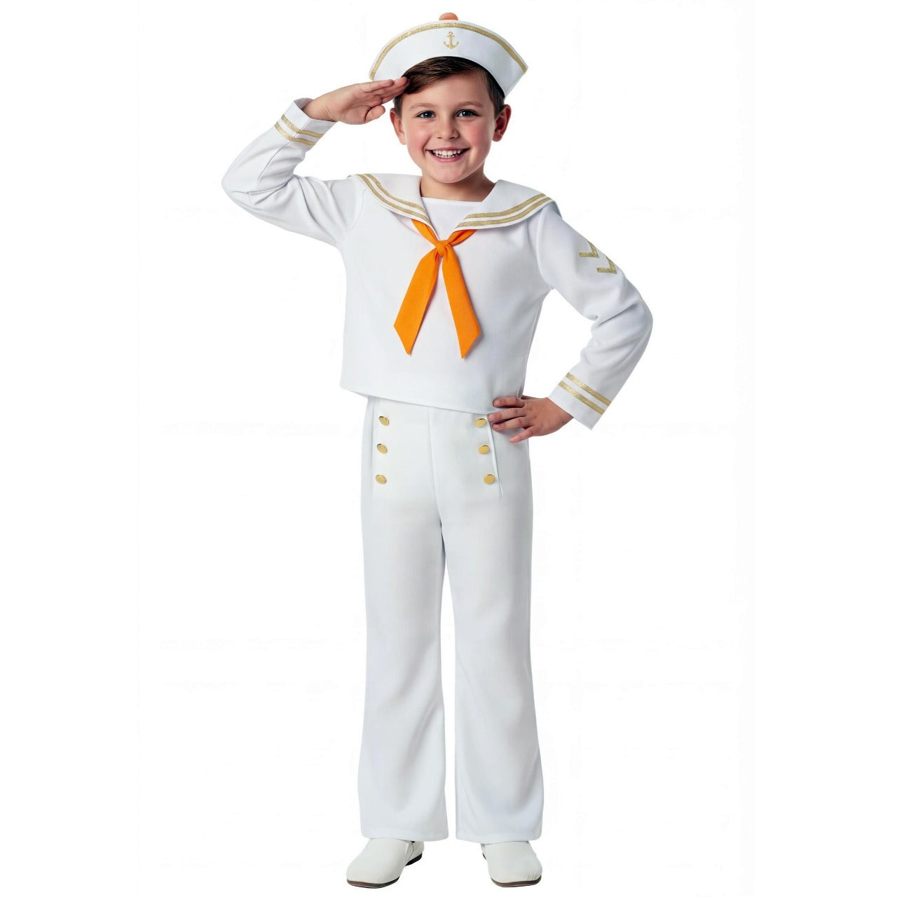 Disfraz de Marinero Blanco infantil