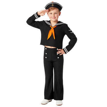 Disfraz de Marinero Negro infantil