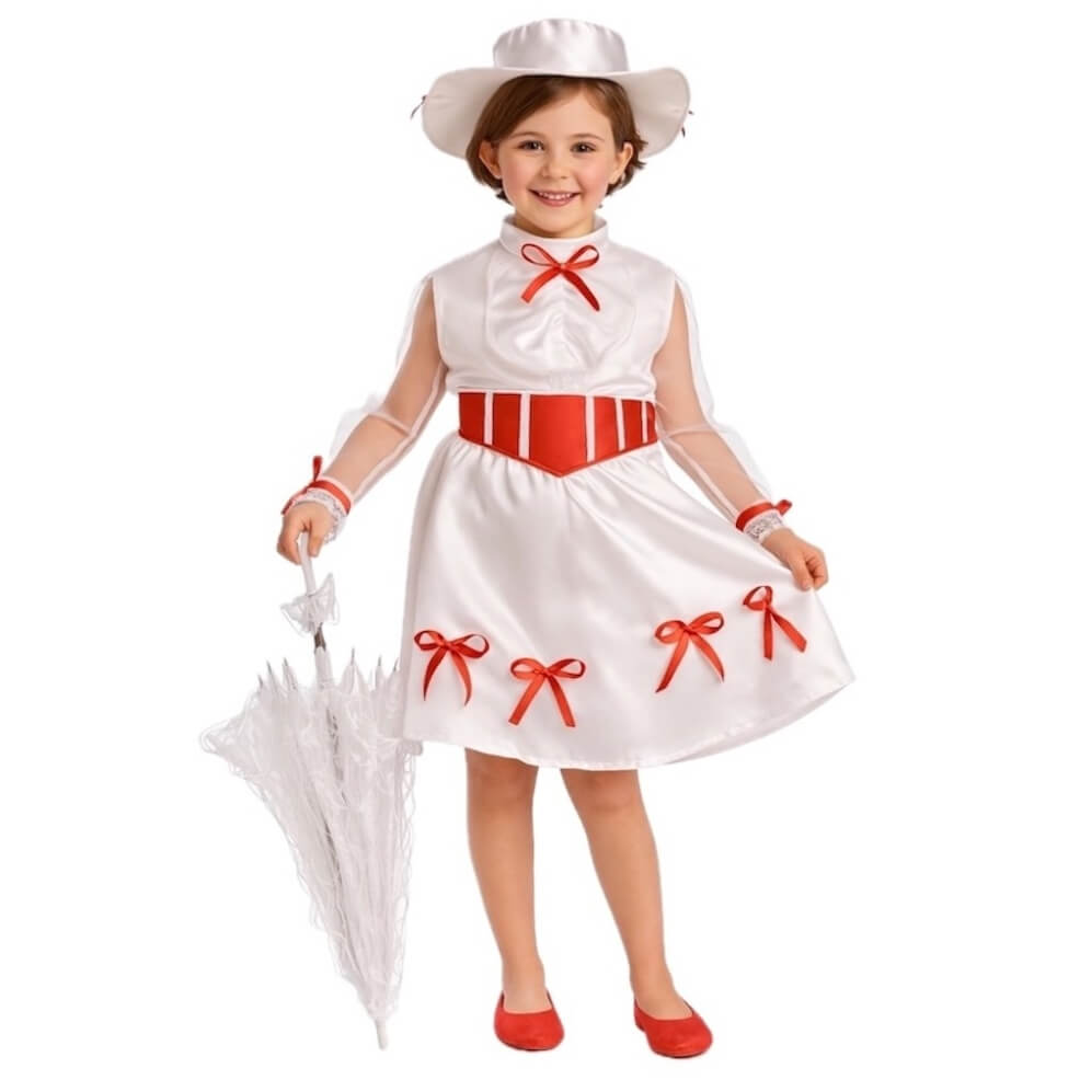 Disfraz de Niñera Poppins Mágica para niña
