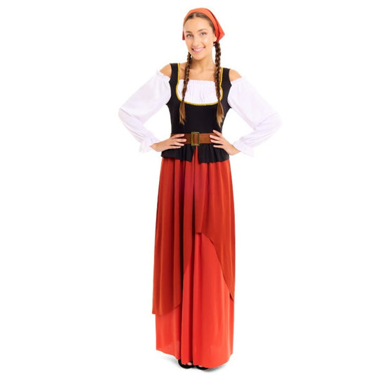 Disfraz de Mesonera Medieval para mujer