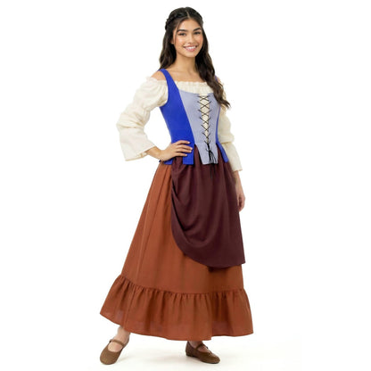 Disfraz de Mesonera Medieval Lis para mujer
