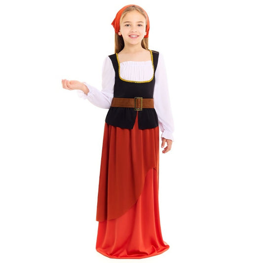 Disfraz de Mesonera Medieval para niña