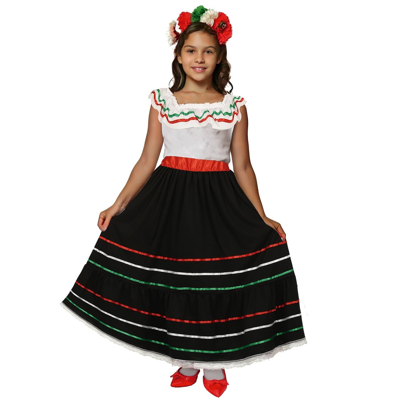 Disfraz de Mexicana Anaís para niña