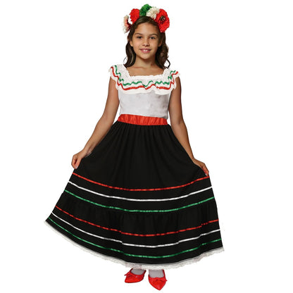 Disfraz de Mexicana Anaís para niña