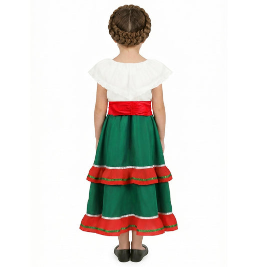 Disfraz Mexicana Nayeli para niña