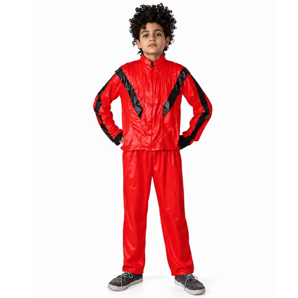 Disfraz de Michael Jackson Rojo para niño