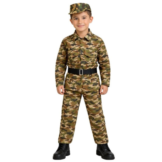 Disfraz de Militar con Gorra infantil