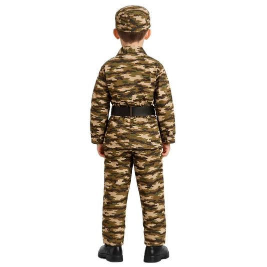 Disfraz de Militar con Gorra infantil