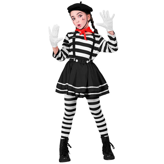 Disfraz de Mimo Bicolor para niña