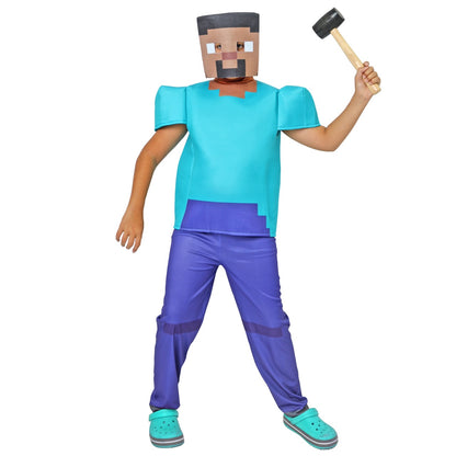 Disfraz de Minecraft Azul para niño