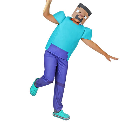 Disfraz de Minecraft Azul para niño
