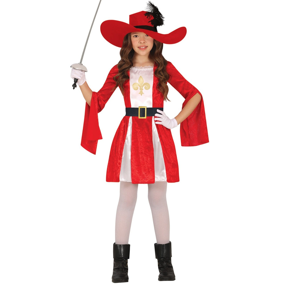 Disfraz De Mosquetero Niño FIESTAS GUIRCA - Traje Caballero Azul Y Blanco Con Sombrero, Talla 10-12 Años Disfraz De Mosquetero Niño FIESTAS GUIRCA - Traje Caballero Azul Y Blanco Con Sombrero, Talla 10-12 Años