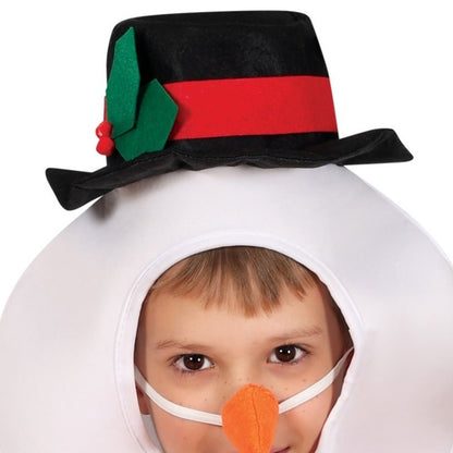 Disfraz de Muñeco de nieve Blanco infantil