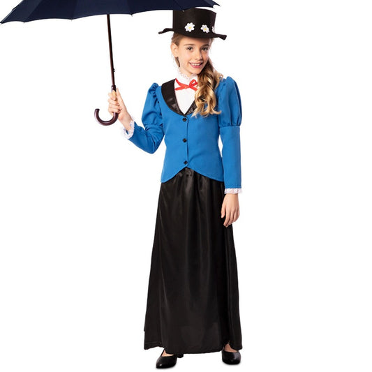 Disfraz de Niñera Poppins para niña