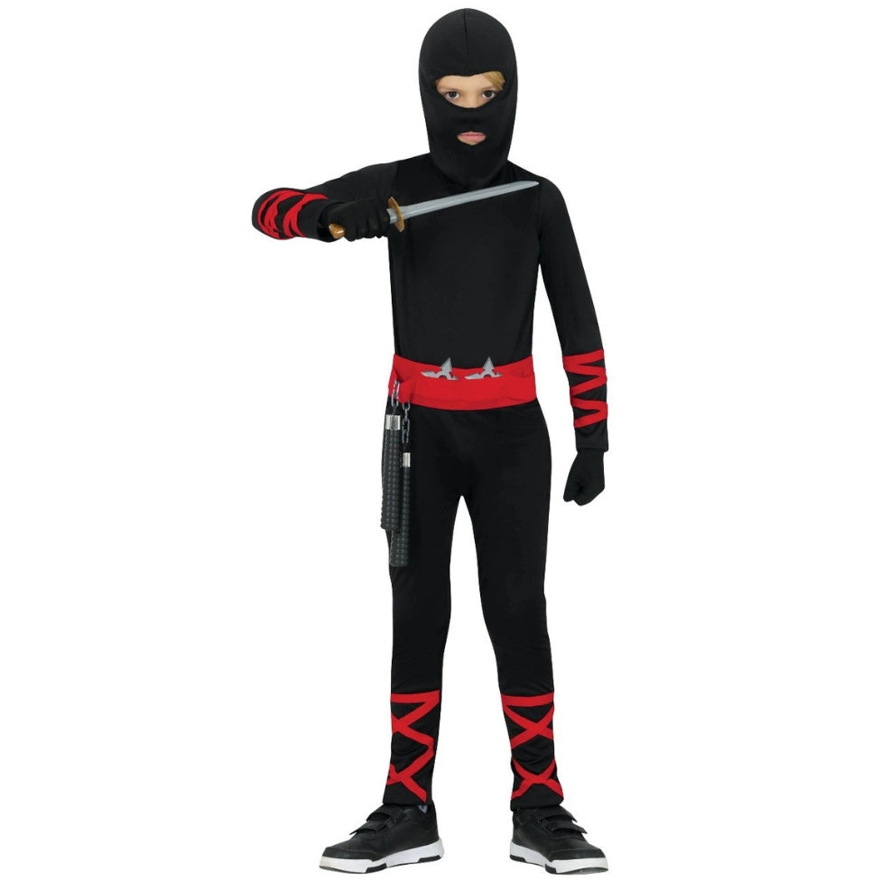 Disfraz de Ninja con Armas para niño