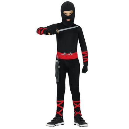 Disfraz de Ninja con Armas para niño