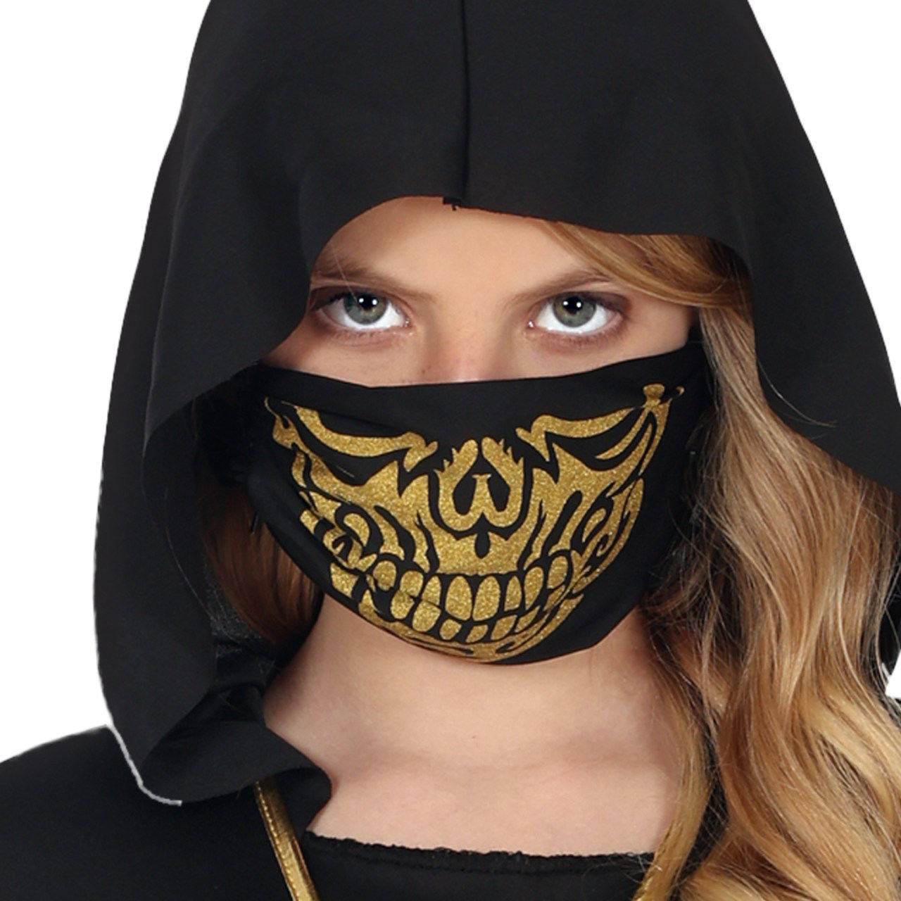 Disfraz de Ninja Dragón Negro para niña
